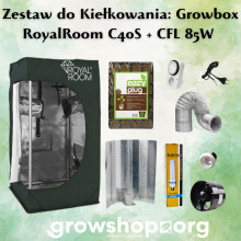 Zestaw do kiełkowania: Growbox RoyalRoom 40x40x80cm + Phytolite CFL 125W 6400K
