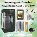 Keimungsset: Growbox RoyalRoom 40x40x80cm + Phytolite CFL 125W 6400K