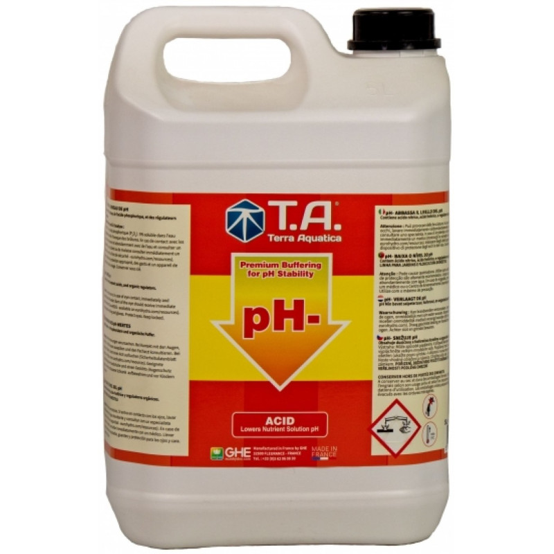 Terra Aquatica pH-Down 5L, liquid pH lowering regulator