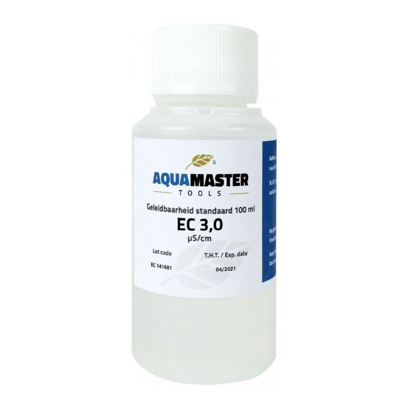 Aqua Master Tools 100ml, EC calibration fluid 3.0 mS/cm