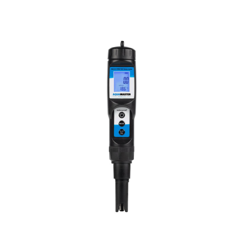 Aqua Master Tools E60 Pro Leitfähigkeitsmesser, EC-Meter, PPM, TDS, Temp.