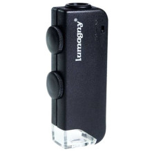 LUMAGNY® Podświetlany mini mikroskop LED, powiększenie 60-100x