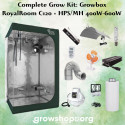 Complete Kit: Growbox RoyalRoom 120x120x200cm + HPS 600W