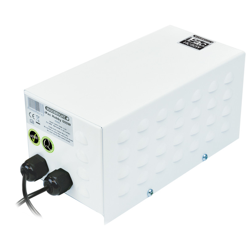 MaxiBright Lotus Power Pack 600w, Stromversorgung für HPS- und MH-Lampen