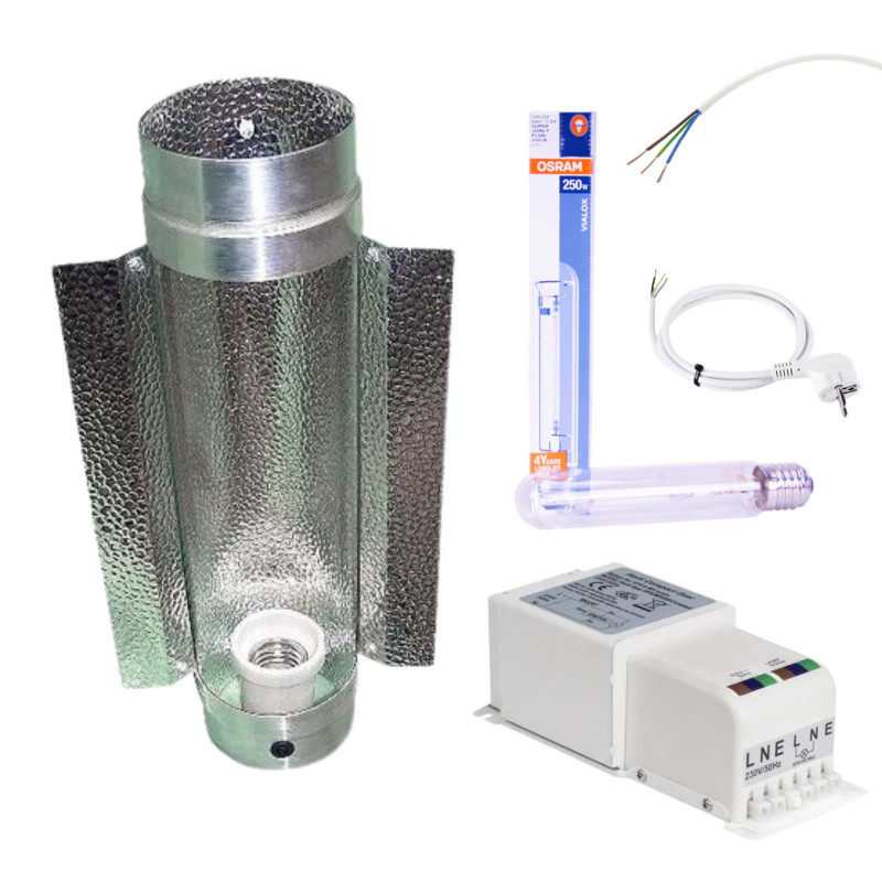 Osram HPS 250W + Cooltube Reflektor, Beleuchtungssatz