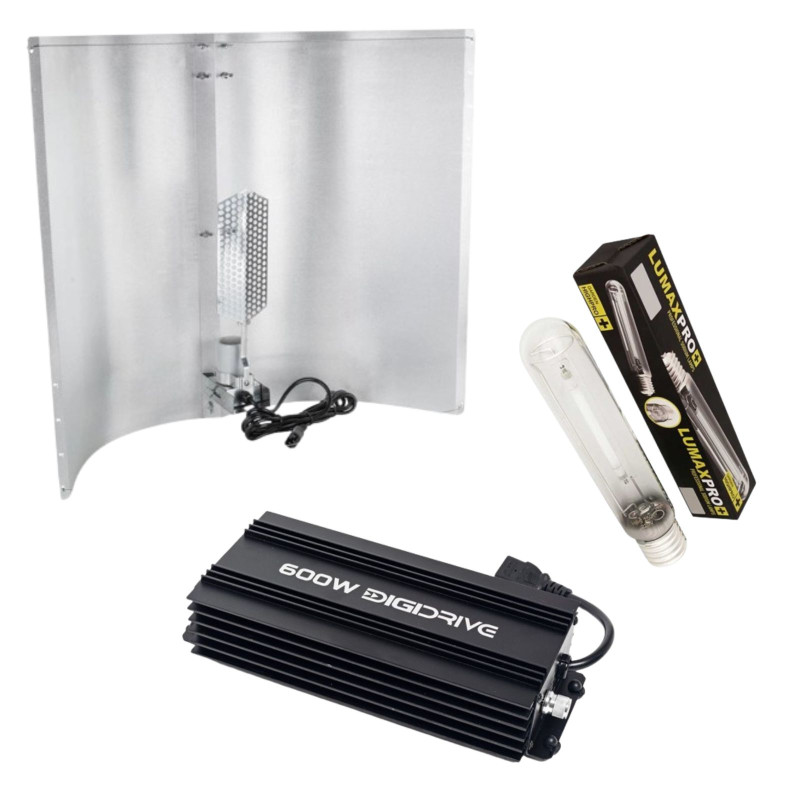 Garden HighPro LUMAXPRO HPS 400W + Megawing L reflector, lighting kit.