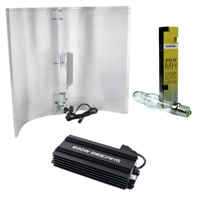 Elektrox Super Grow MH 400W + Megawing M reflector, lighting kit