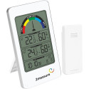 2measure Elektronische Wetterstation mit Thermometer, Hygrometer und Funkuhrfunktionen