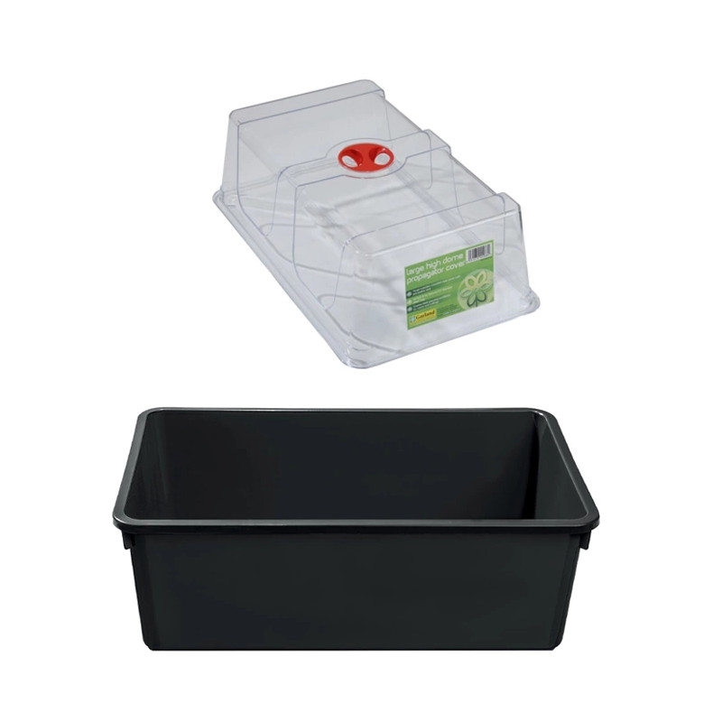 Garland Propagator 37.5 x 23 x h24.5cm, dla roślin głęboki bez otworów