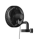 Herbgarden Oszillierender Clip-Ventilator 10W 3-stufig fi 150mm, oszillierend, mit Clip