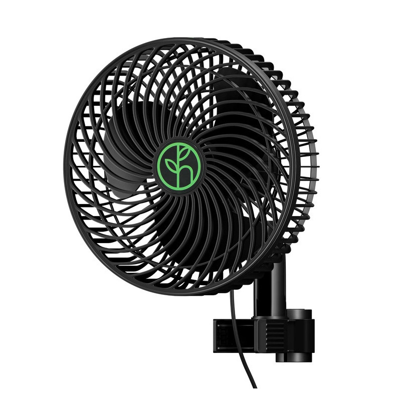 Herbgarden Oszillierender Clip-Ventilator 10W 3-stufig fi 150mm, oszillierend, mit Clip