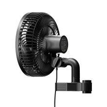 Wentylator Herbgarden Oscillating Clip Fan 10W 3-speed fi 150mm, oscylacyjny, z klipsem