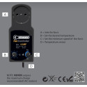 Cli-mate Smart AC-2010D 4A fan controller with temperature sensor