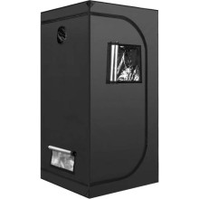 Growbox iPower Silber 80x80x160cm, Anbauzelt