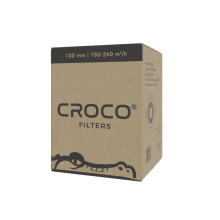 Croco Filters Black fi 100mm 160-240 m³/h, Kohlefilter zur Geruchsneutralisation