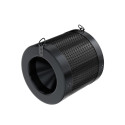 Croco Filters Black fi 125mm 160-240 m³/h, carbon filter for odor neutralization