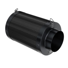 Croco Filter Schwarz fi 125mm 230-350 m³/h, Kohlefilter zur Geruchsneutralisation