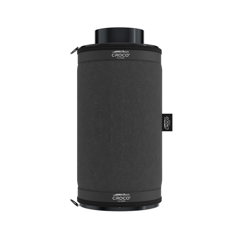 Croco Filters Black fi 125mm 360-480 m³/h, carbon filter for odor neutralization