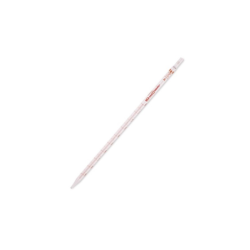 Laboratory pipette 10 ml, packaged sterile