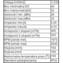 Silent Hybrid-Flo 150 EU-V fan - two-stage speed adjustment