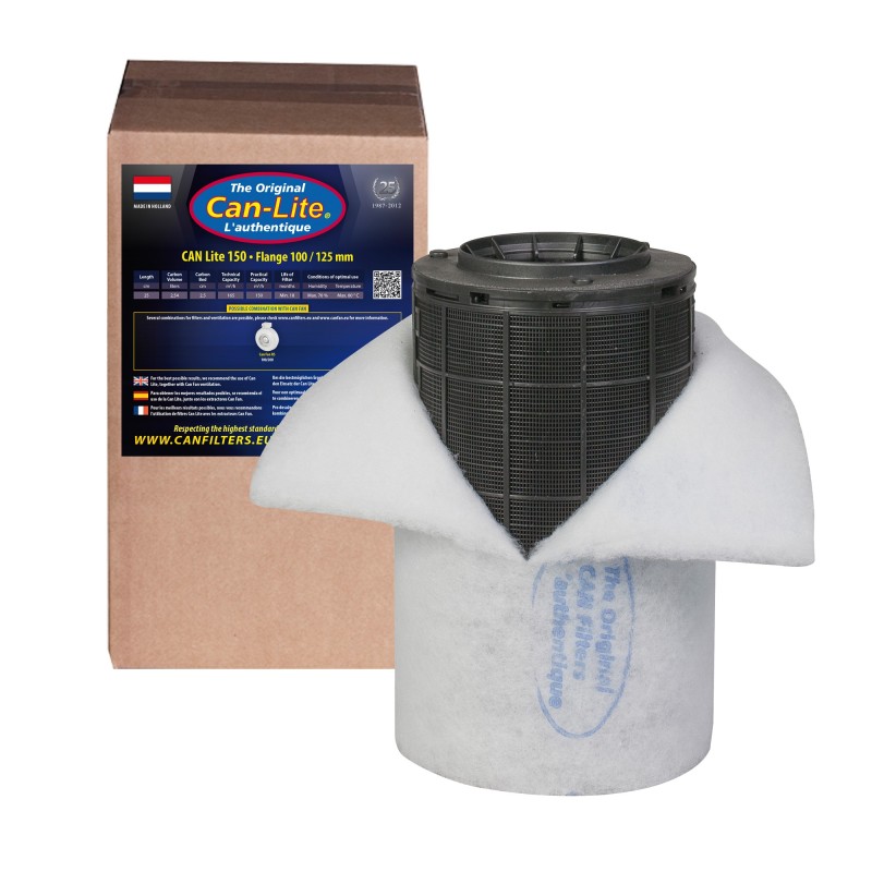 CAN LITE carbon filter 150m3/h fi125mm