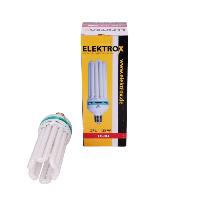 Elektrox CFL 125W Dual Energy Saving Lamp für Wachstum und Blüte