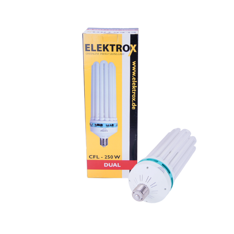 Elektrox CFL 250W Dual Energy Saving Lamp for Growth and Flowering