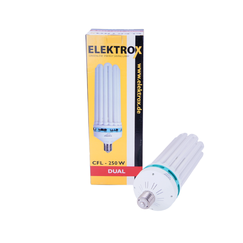 Elektrox CFL 250W Dual Lampa Energooszczędna na wzrost i kwitnienie