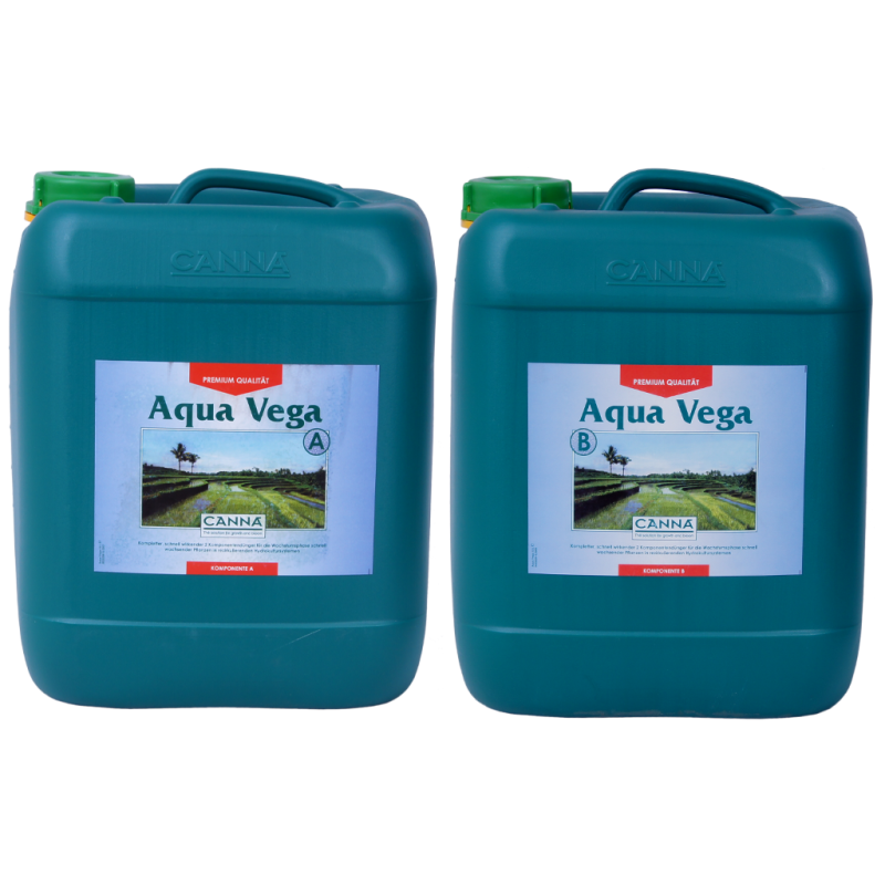 Canna Aqua Vega A+B 10L, Wachstumsdünger, für Hydro