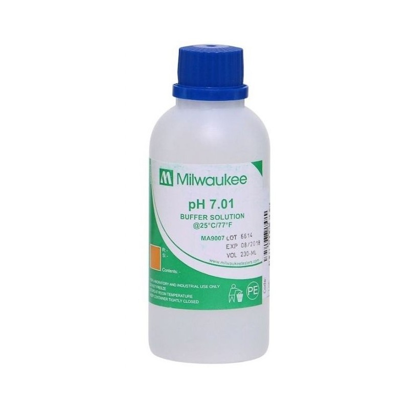 pH calibration fluid 7.01 230ml Milwaukee