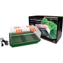 Indoor propagator, heated, with vent flaps in cover, 38 x 25 x 19,5 cm