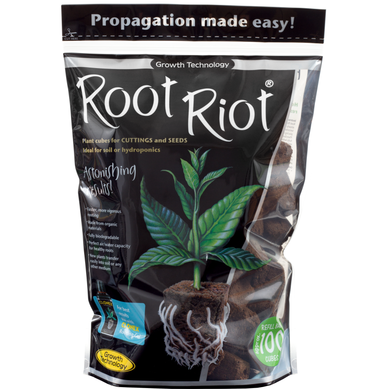 Root Riot, Organic Plant Starter Cubes, 100 Cubes