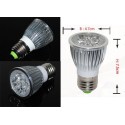 LED bulb 5x3W EPISTAR E27, complementary light, white