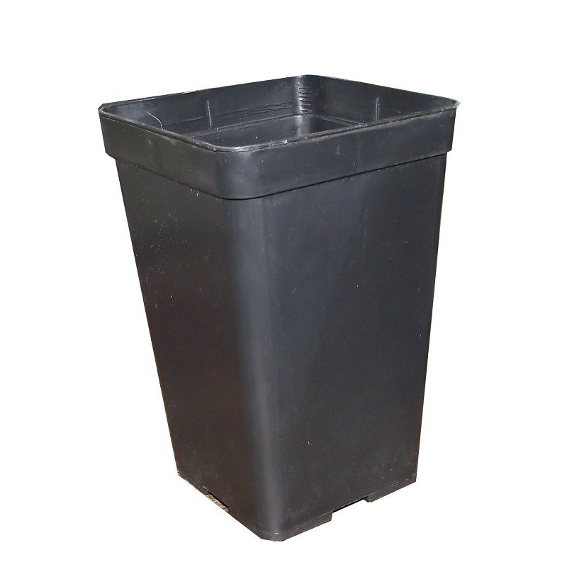 Square pot 0.6L 9 x 9 x 14 cm