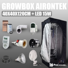 Komplettset: Growbox 40x40x120cm + LED 15W