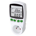 LCD wattmeter / Electricity consumption meter