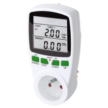 LCD wattmeter / Electricity consumption meter