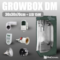 Komplettset: Growbox DM 30x30x70cm + LED 15W