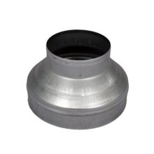 Steel reduction, round, 250/125mm