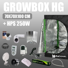 Zestaw do uprawy: Growbox HG 70x70x100cm + HPS 250W