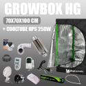 Komplettset: Growbox Herbgarden 70x70x100cm +  Cooltube HPS 250W