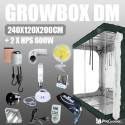 Zestaw do uprawy: Growbox DM 240x120x200cm + 2 x HPS 600W