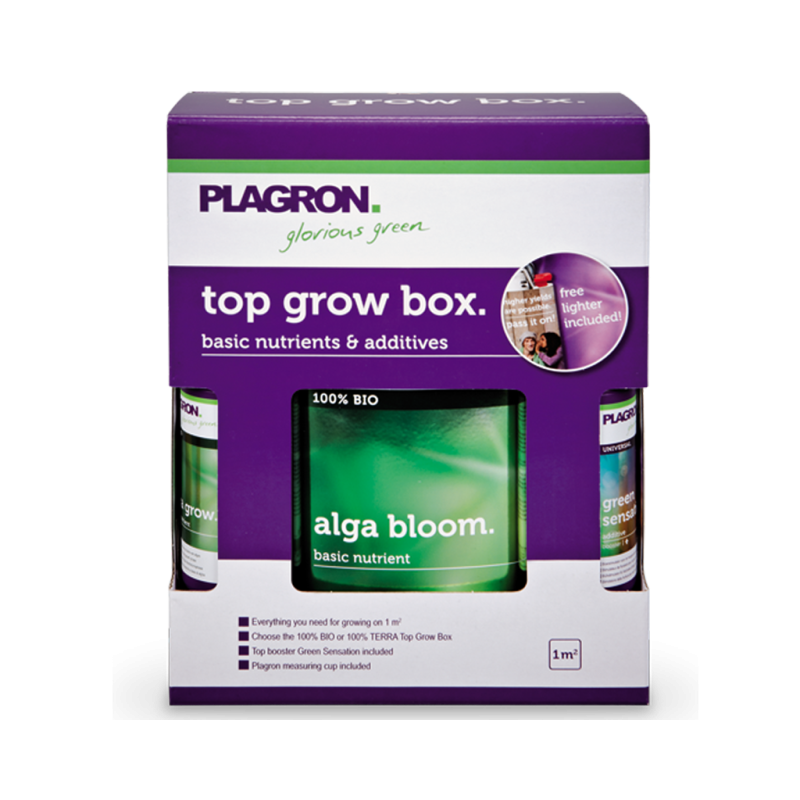 Plagron Top Grow Box, a set of organic soil fertilizers