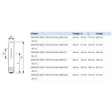 Lampa HPS 70W Philips MASTER SON-T APIA Plus Xtra