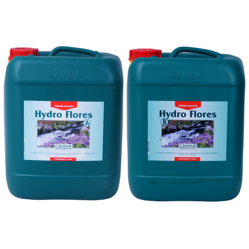 Canna Hydro Flores A+B 10L, flowering fertilizer, for hydro