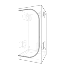 Growbox Dark Room 90 v3.0 90x90x185cm, Growzelt