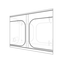 Growbox Dark Room 300W v3.0 300x150xh235cm, grow tent